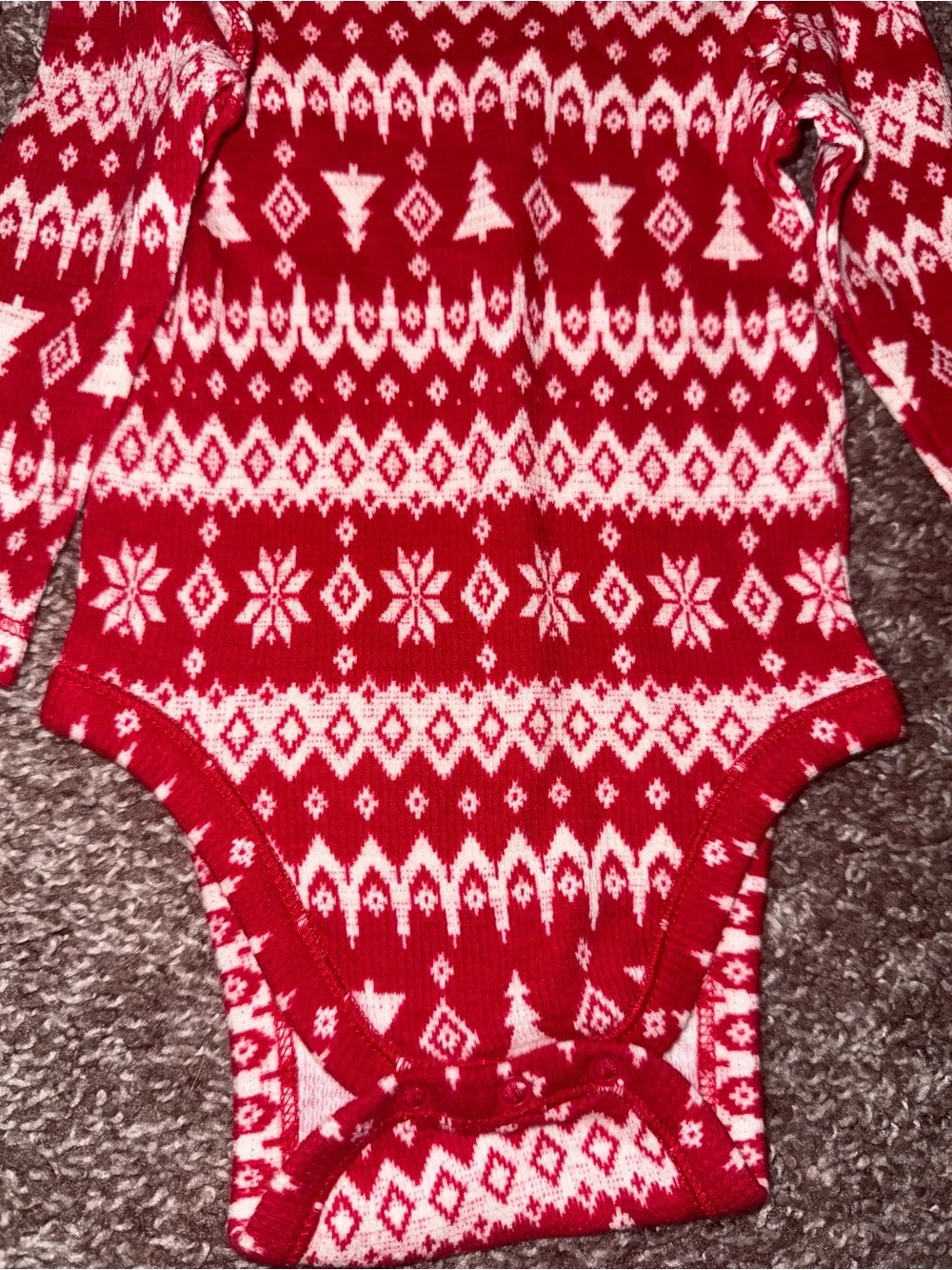 Old Navy Baby Unisex Christmas Long-Sleeve Bodysuit